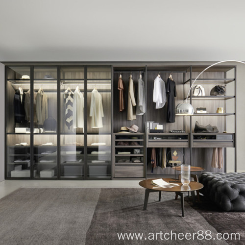 Glass wardrobe proliform style